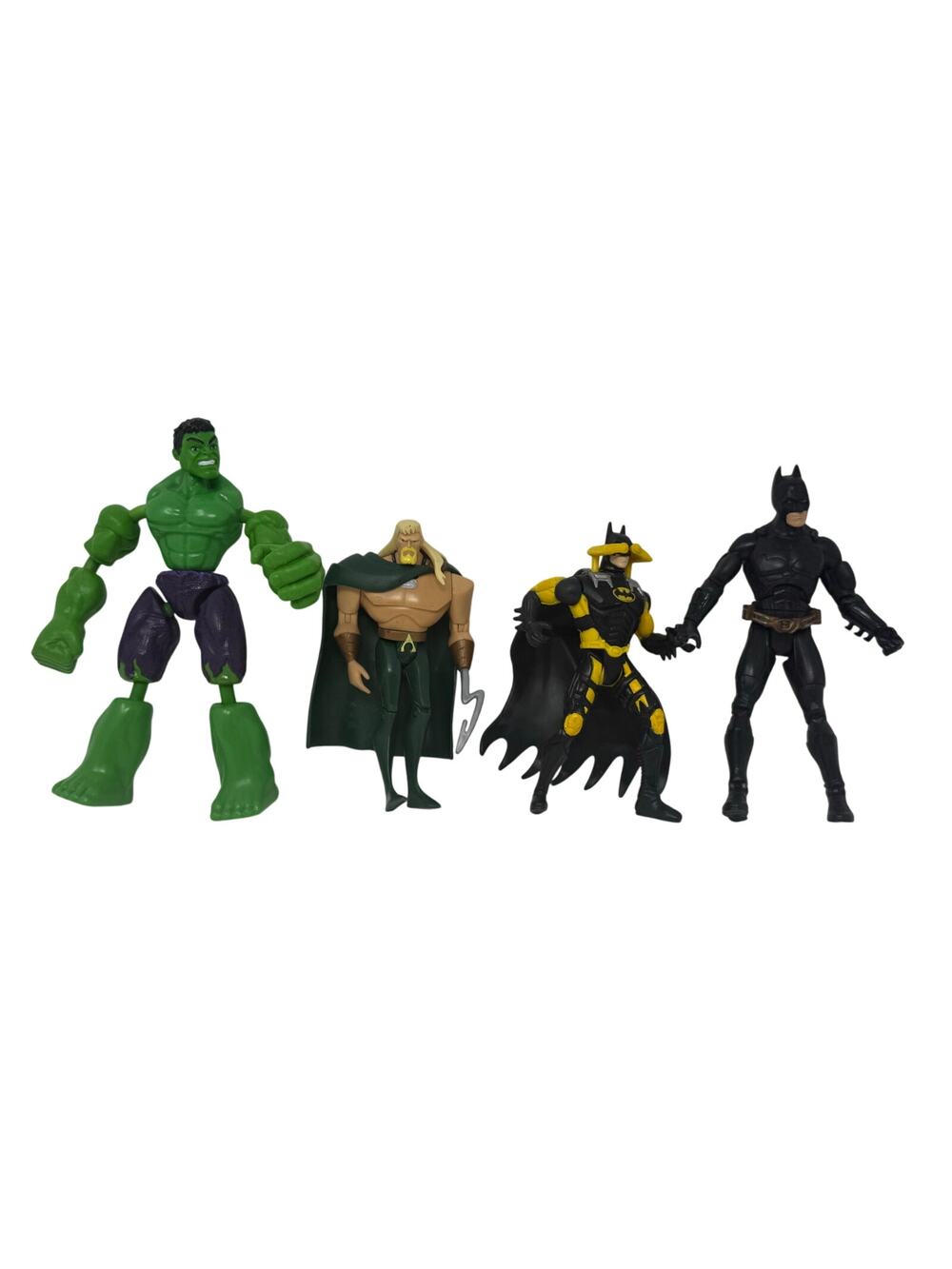 Superhero Action Figures Lot Batman Hulk Aquaman DC Marvel 5–6.5”